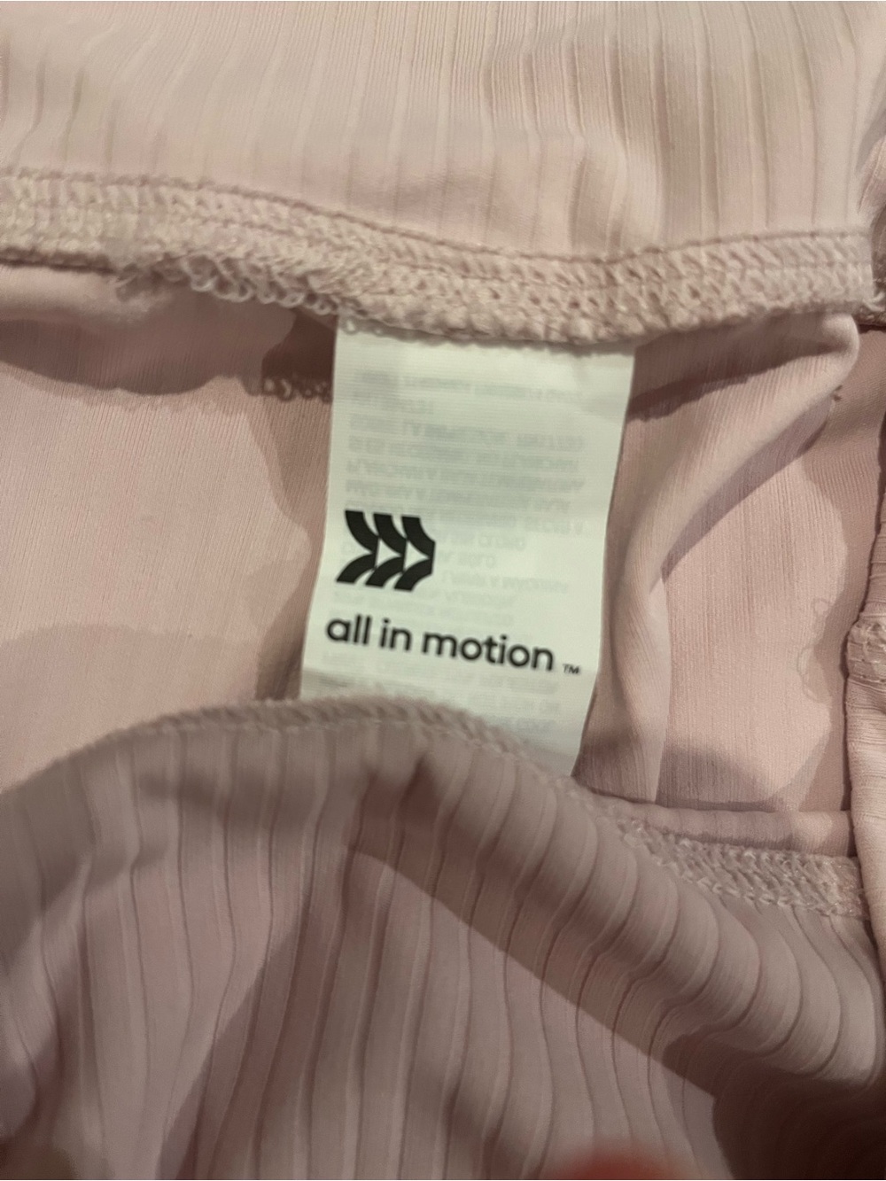 Light pink workout top & leggings - Picture 6 of 7